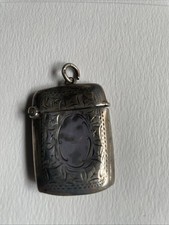Hallmarked Silver Vesta Case