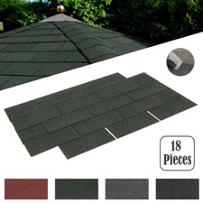 18PCS Asphalt Roof Shingles