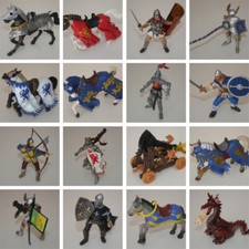 MEDIEVAL HORSES & KNIGHTS Choose Fantasy Toy Figure by PAPO Schleich ELC Plastoy