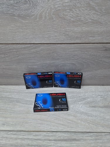 Bush c90 blank audio - x3,