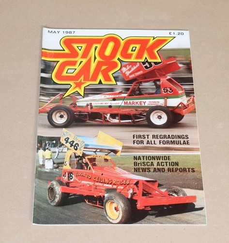 Stock car magazine may - magazine, 1987