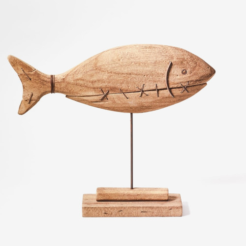 Wood fish rustic - fish, sculpture