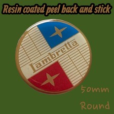 Lambretta resin badges scooter - resin,