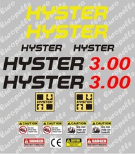 Hyster 3.00 Fork Lift Decal