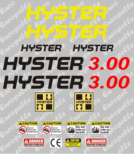 Hyster fork lift decal - fork,