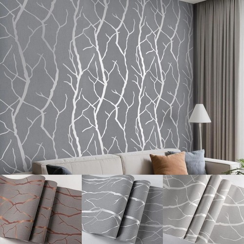 Effect damask silver gray - 3d,