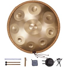VEVOR Handpan Drum 22 in 9 Notes 432Hz D Minor Hand Drum Instrument with Mallets