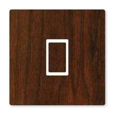 2 x WALNUT- UK LIGHT SWITCH
