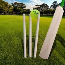 Cricket set bat ball stumps - bat,