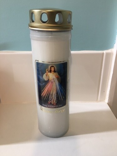 Divine mercy pillar candle - mercy,