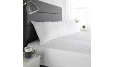 Downland 4ft6 Bolster Medium Firm Pillow & Free Pillowcase (1595)