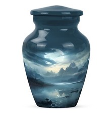 Moonlit Memorial Metal Urns