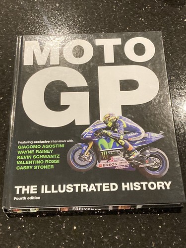Signed moto superbikes book - signed, gp