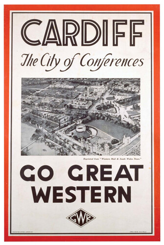 Vintage cardiff the city - cardiff,