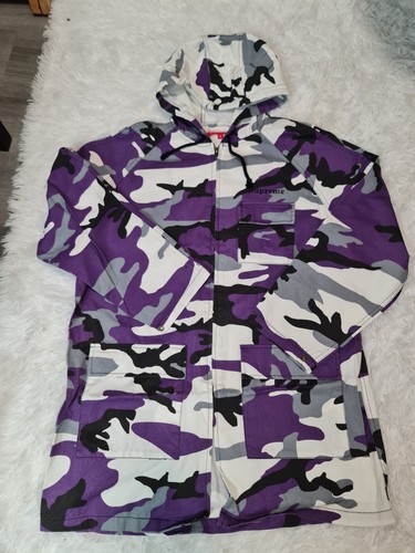 Supreme twill zip parka - twill,