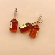 Hennessy Bottle Charms Alcohol 3D Brandy Cognac Resin Pendants For DIY Jewellery