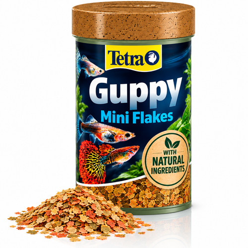 Tetra guppy mini flakes - guppy,