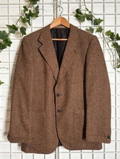 Mens Vintage Herringbone Tweed