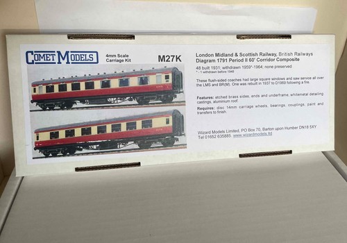 4mm comet coach - 00, m27k