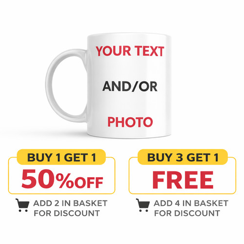 Personalised mug custom - personalised, photo
