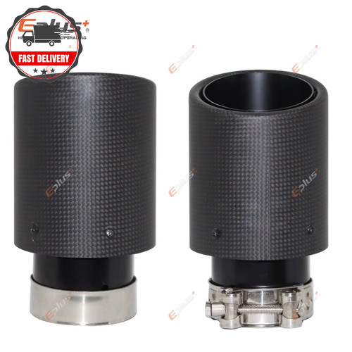 Matte carbon fiber exhaust tip - matte,