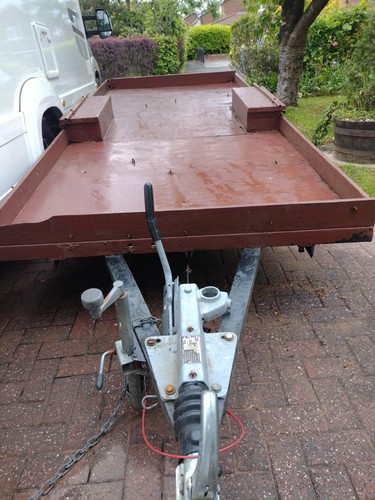 Flatbed trailer braked - flatbed,
