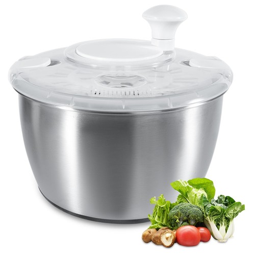 Salad spinner stainless steel - spinner,