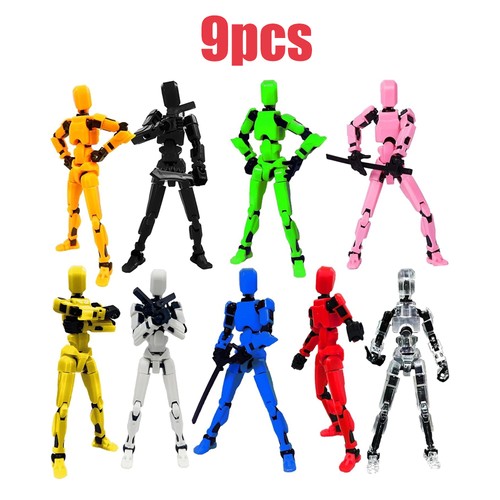 T13 action figure robot - figure, 3d
