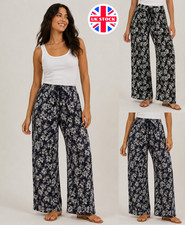 Ladies womens trousers - trousers, palazzo