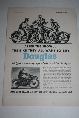 Douglas motorcycle 1949 - motorcycle,
