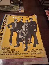 Yardbirds original 1966 Guitar hits  Songbook/Sheet Music. Jeff Beck Jimmy Page
