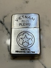 War Zippo - RARE 1970 ZIPPO LIGHTER - ORIGINAL VIETNAM VINTAGE -MEDICAL DIVISION