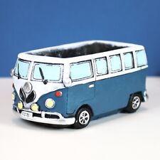 12cm Blue Campervan Planter