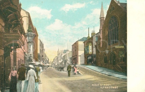 Ilfracombe vintage postcard - ilfracombe,