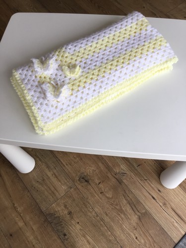 New hand crochet baby - hand, blanket
