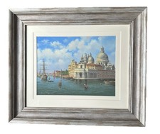 Adrian Rigby 20th Century Original Watercolour Superb Quality Venetian Scene