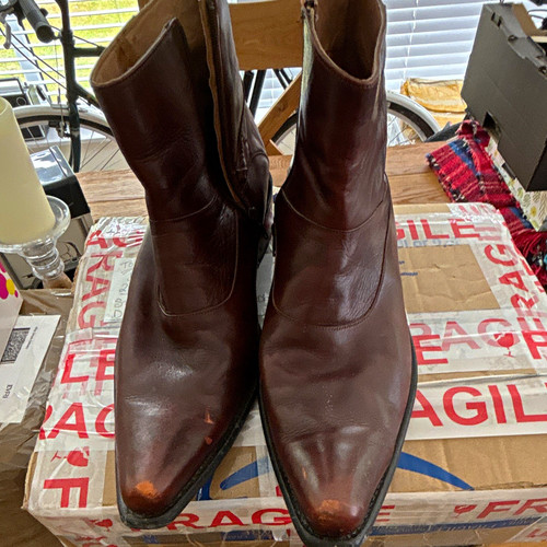 Vintage men brown - men's, leather