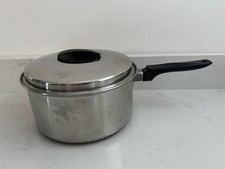 Vintage Copper Bottom Saucepan