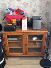 Ikea Leksvik TV Cabinet Solid Pine