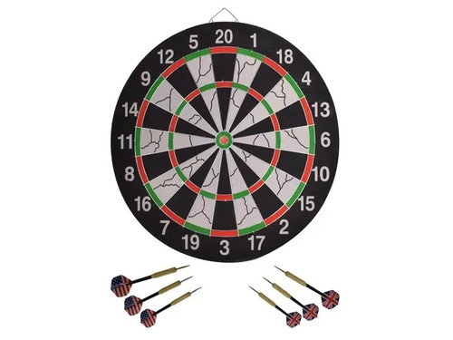 Dart board double sided - 18",