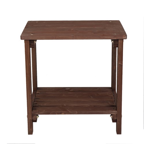 Rectangular wood side - rectangular, table