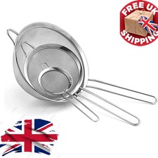 3pcs Fine Mesh Strainers Set