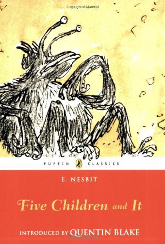 Five children and puffin - children, (puffin