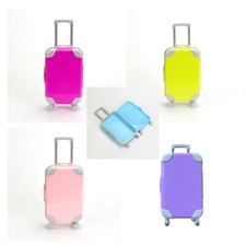 Doll Travel Mini Trolley Case Doll Suitcase Toy Miniature Doll Accessories