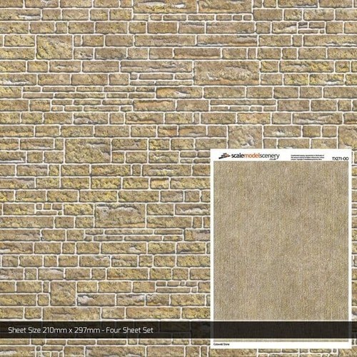 Cotswold stone brick sheets - cotswold,