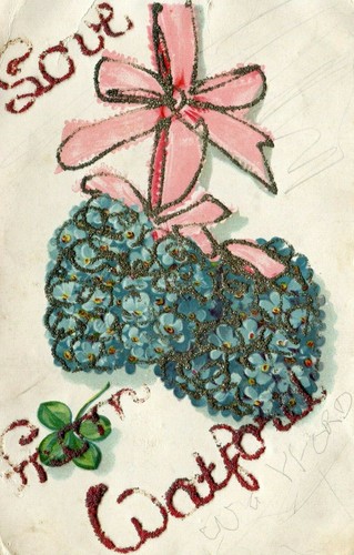 Postcard love from watford - love,