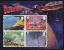 GB 2011 Puppets/TV/Thunderbirds/Space 4v m/s (n29512)