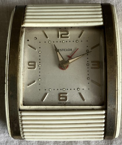 Vintage westclox travel alarm - westclox,