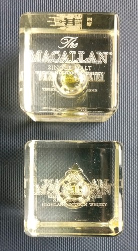 Pair macallan whiskey cubes - of,