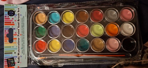 Watercolour paint block - 12,